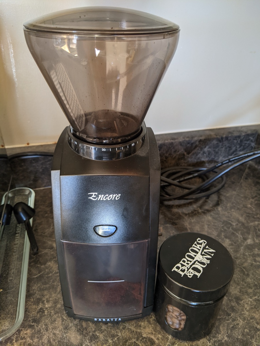 Burr coffee grinder